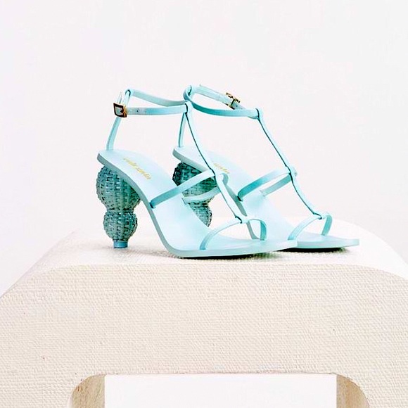 Cult Gaia sandals in Sky 37